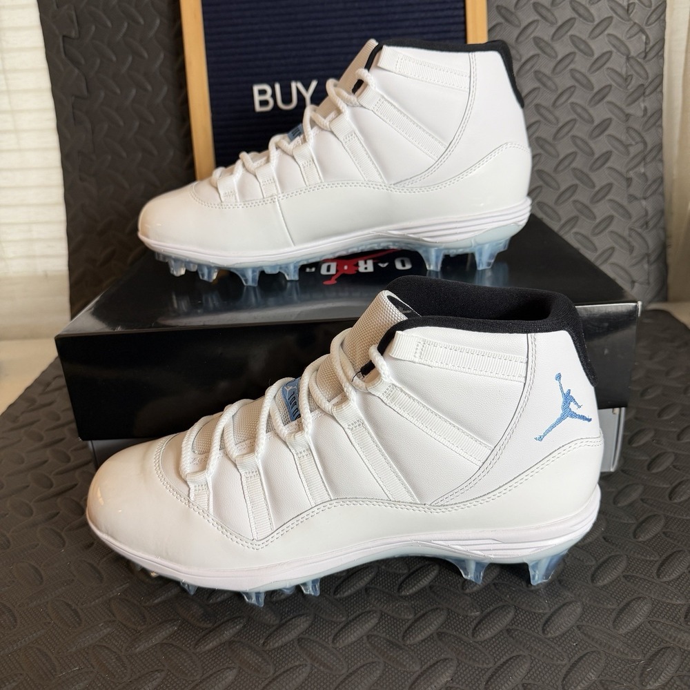 Nike Air Jordan 11 Retro Mid TD Football Cleats Legend Blue HM7324-104 Size 9